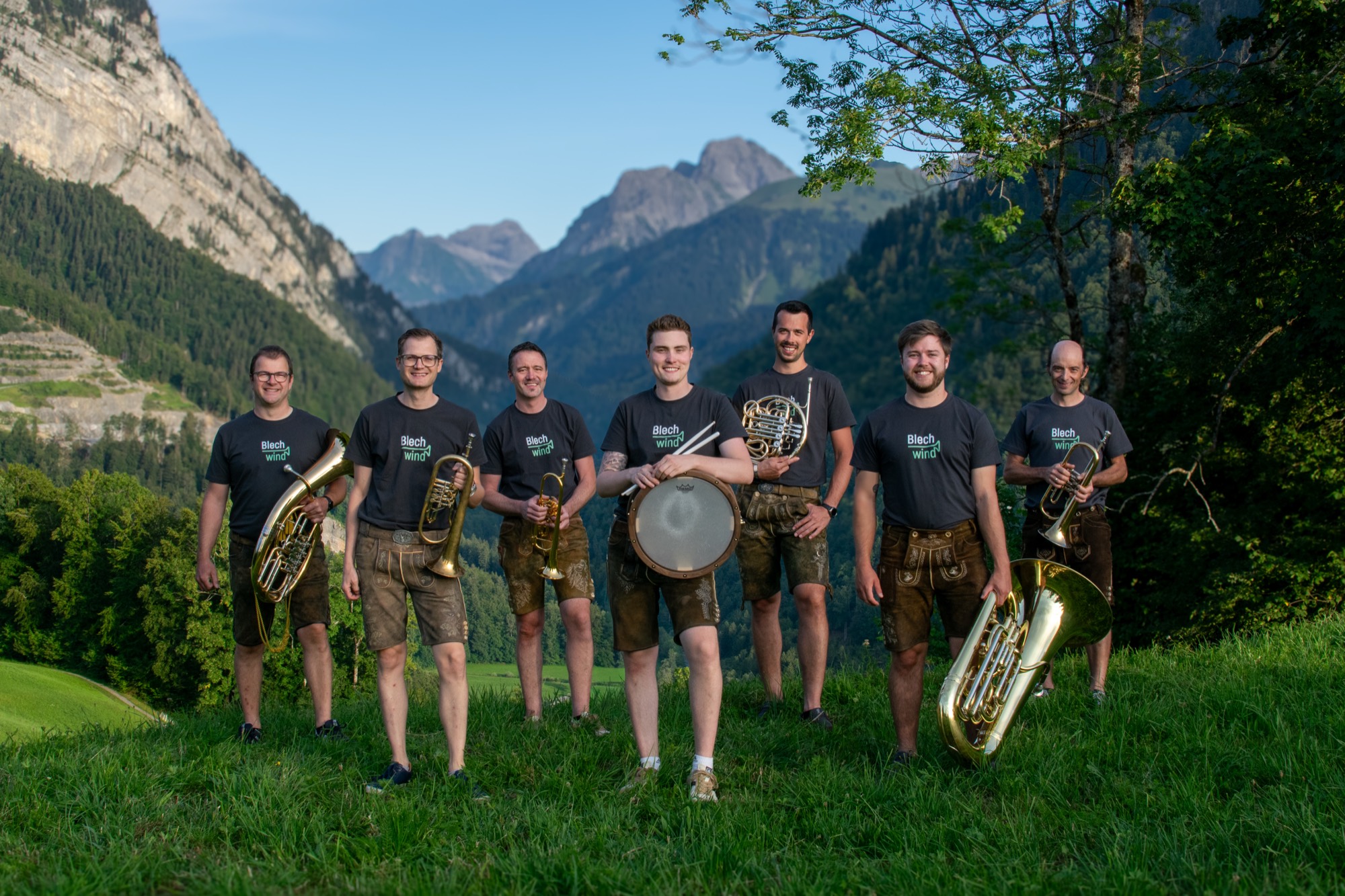 Blechwind — alle sieben Musikanten